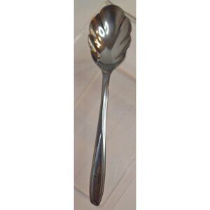 vintage silco stainless flatware panorama Shell sugar spoon